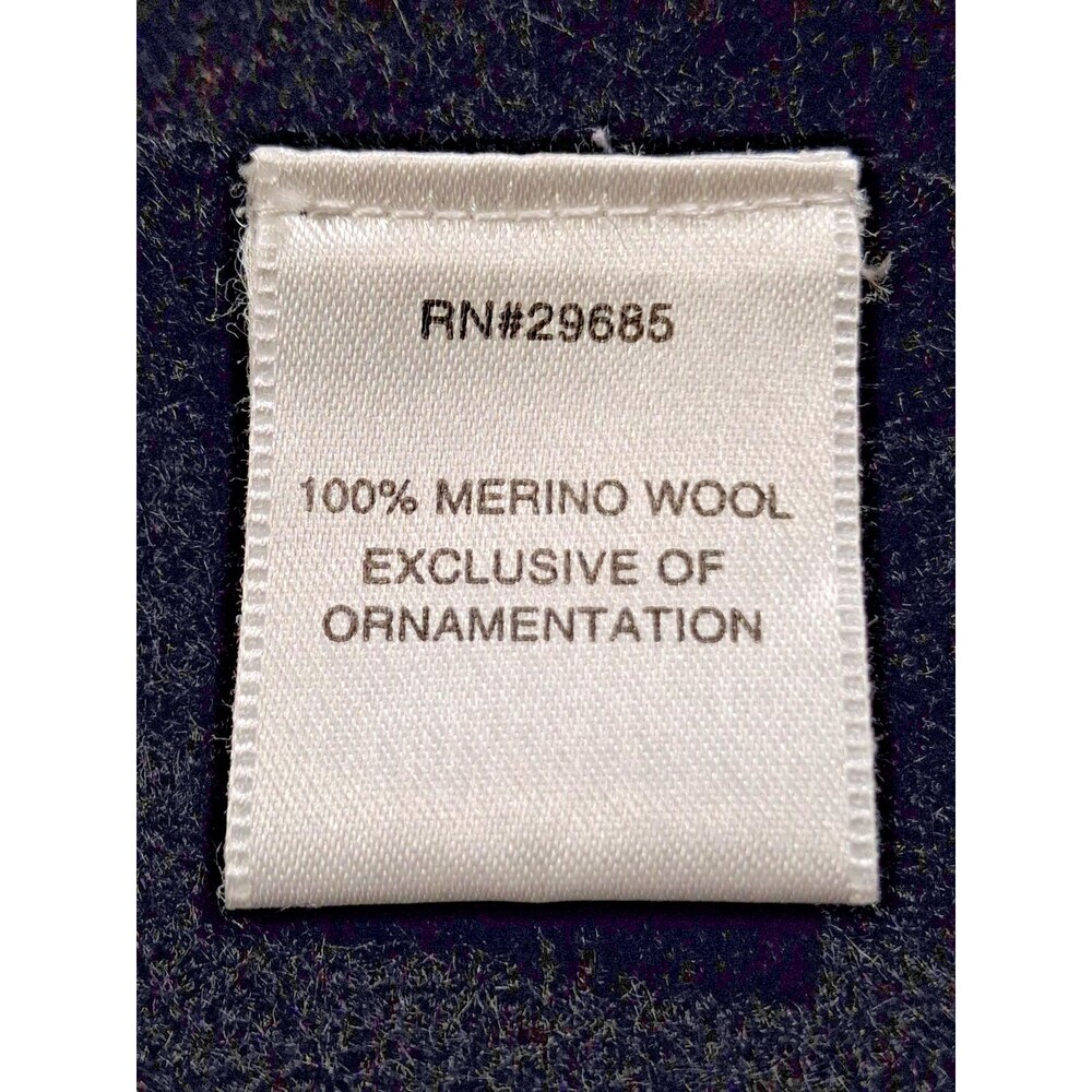 Pendleton Women's Wool Vest Duster Black Sleeveless Coat Size M - Picture 7 of 14